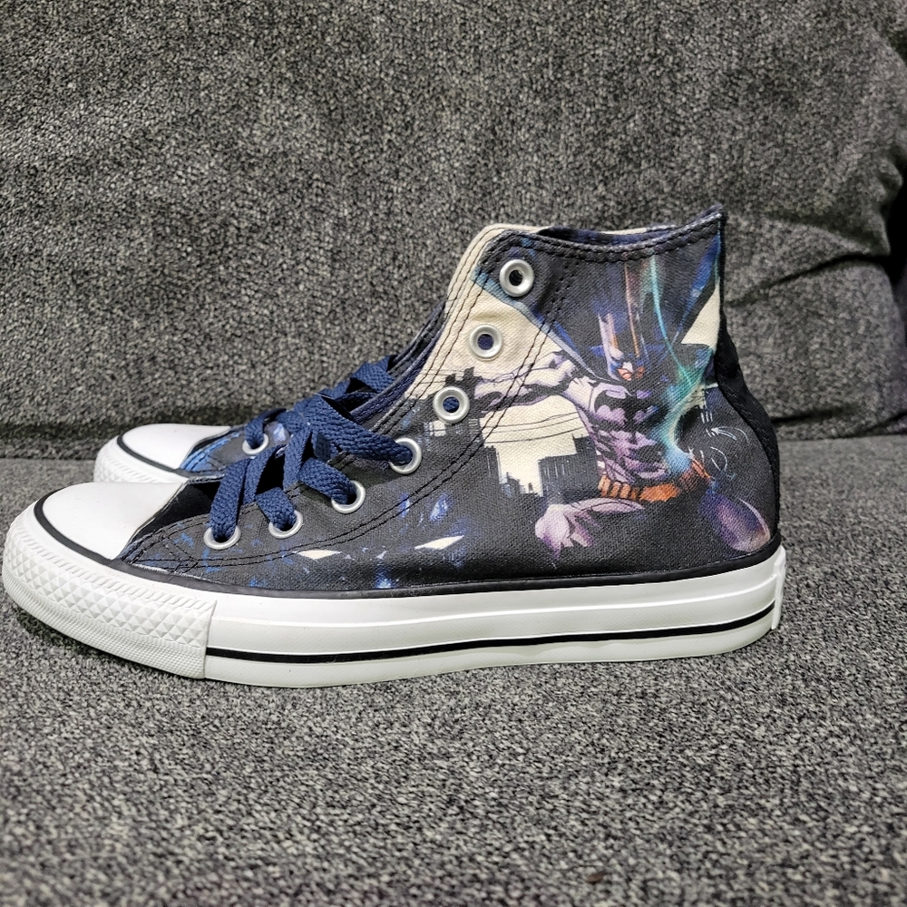 Converse All Star DC Comics Batman Unisex Men's 5 Women's 7 Hi-Top Sneakers